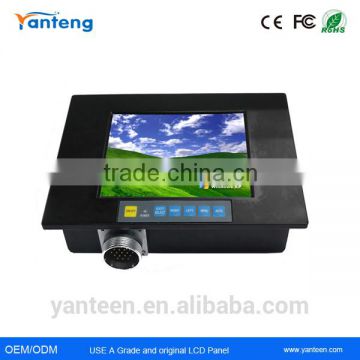 Waterproof 6.5inch industrial touchscreen monitor with using 700nits Mitsubishi LCD panel