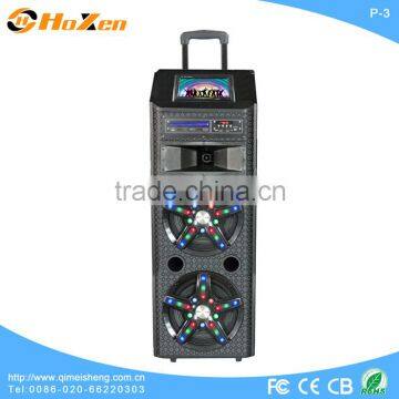 trolley speaker with DVD player ,9" LCD screen,Bluetooth ,USB,SD ,FM Radio, DVD trolley speaker P-3