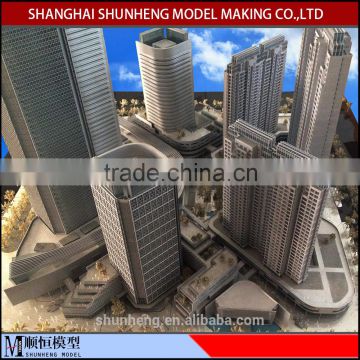 Scale archtiectural model for commercial business building model making from China supplier