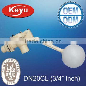 Water Tank Plastic Float Valves With Stainless Steel Arm