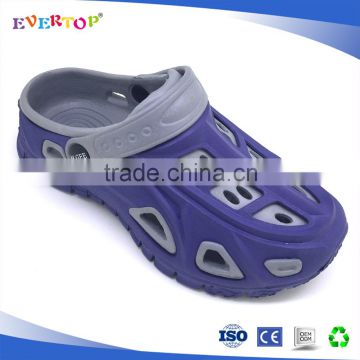 2017 new fashion with hole upper navy cheap eva material boys clogs sandals shoes