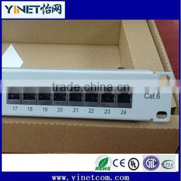 China Supplier wholesale Cat6 24 Port Ftp Patch Panel