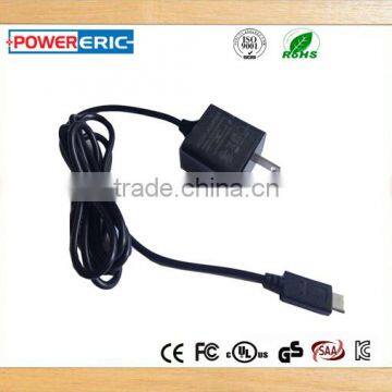 China factory direct price 5V 0.5A mini Type-C ac dc adatpert with UL certificate