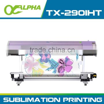1.9m digital Textile Direct Sublimation printer with Double DX5