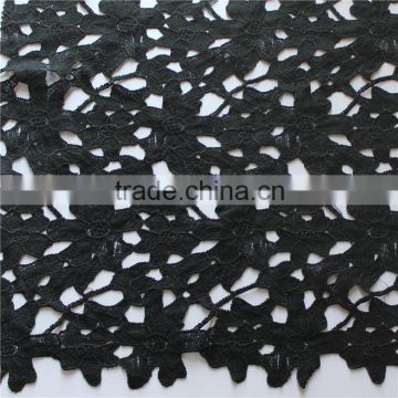 swiss cotton embroidery lace fabric crochet net lace for fashion dress