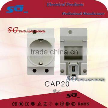 Modular Din Rail Socket french german style