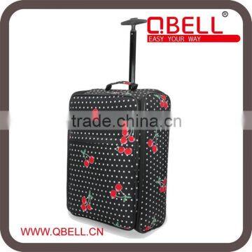 Customized Hot selling 600D Foldable trolley case/ pretty Folding luggage sets/trolley case