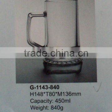 G-1143 high quality glass beer mug