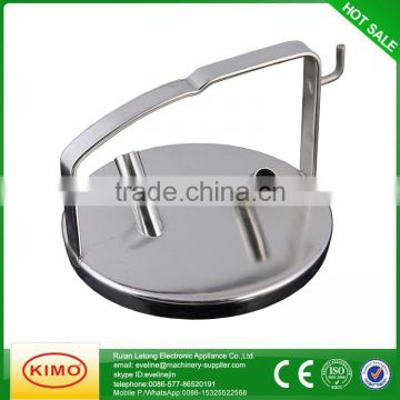 stainless steel lid of milking bucket