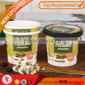 4 oz foof grade Ivory board yogurt/insaant noodles paper bowl with lid