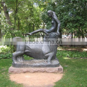 bronze foundry bronze bull sculpture nude woman bronze sculpture for garden