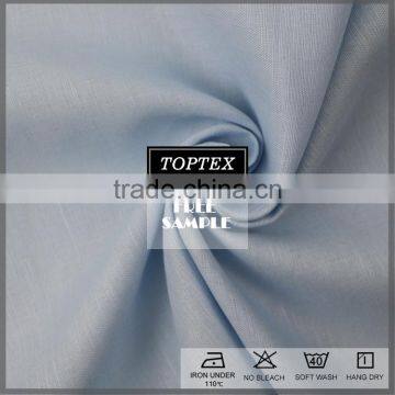 Linen cotton 55/45 interwoven woven shirt fabric