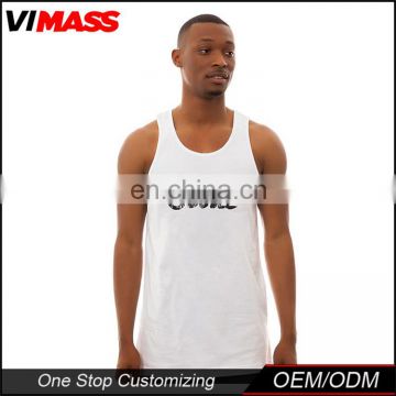 wholesale plain loose cotton tank tops men