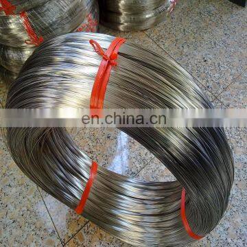 bright surface AISI 201 202 204 207 207Cu stainless steel wire/stainless steel spring wire/stainless steel hydrogen back wire