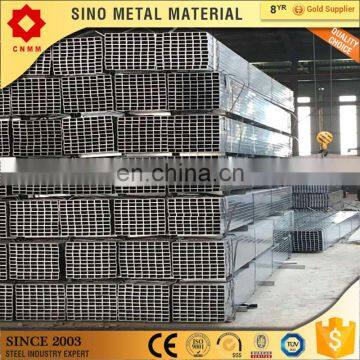 hot sale galvanized square pipe thick gi shs hollow section & rectangular tube