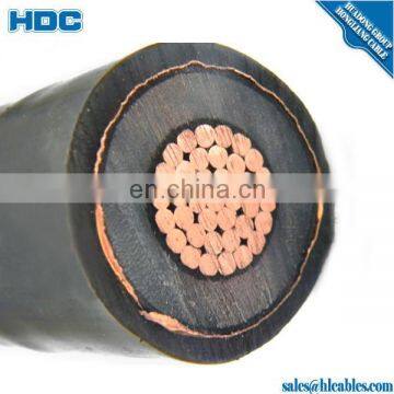 CABLE DE COBRE AISLADO No. 2/0 AWG-XLPE 34.5 KV Application in 90 temperature single core high voltage cable