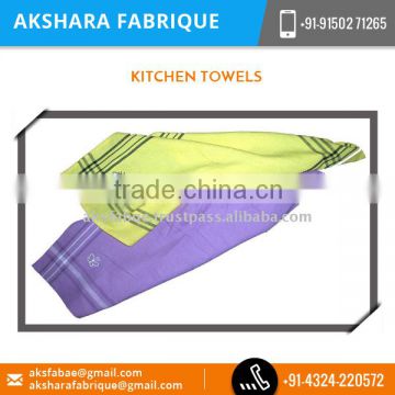 Vibrant Colour Designer Kitchen Towel Cotton Available at Affordable Rate
