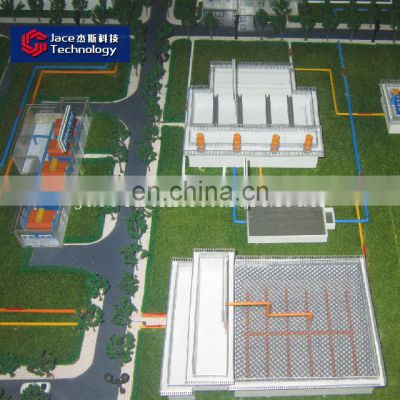 High quality factory sewage treatment plant architectural 3D building scale model buildings for factory