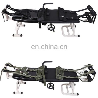 Hot selling Automatic Medical folding cervical and Lumbar bed Orthopedic Traction Stretcher bed