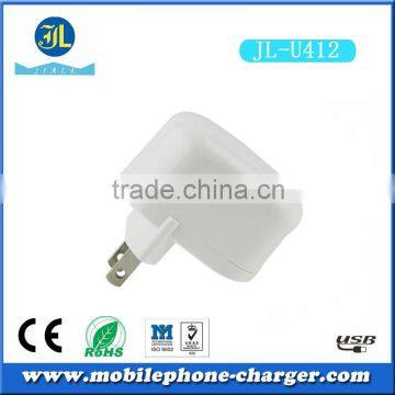 high quality 2 ports 5v multi usb wall charger / travel charger
