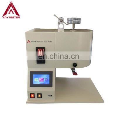 ASTM D1238 Touch Screen Control Plastic Melt Flow Index Tester with MFR and MVR