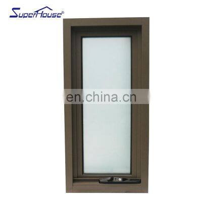 Superhouse aluminum chain winder windows/window aluminium profile/hurricane rated windows