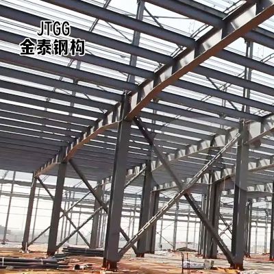 Prefabricated Steel Warehouse / Workshop Warehouse Building In China Steel Structure Construction