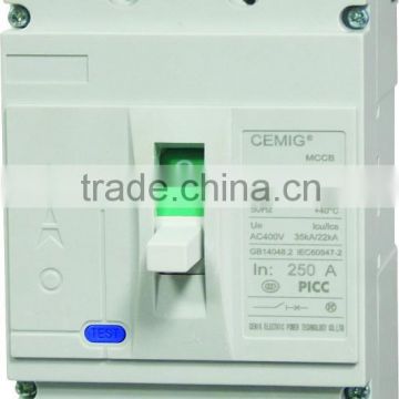 High quality moulded case circuit breaker MCCB 225A
