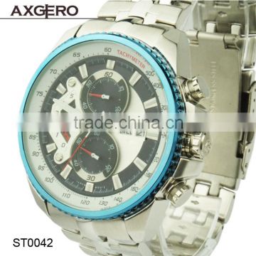 China manufacturer Japan movt stainless steel watches, quartz sports watch Alibaba supplier
