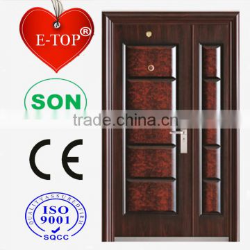 E-TOP DOOR TOP QUALITY 1/2 steel door with high quality and most competitive price Yongkang China