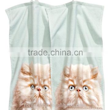 Wholesaler Custom Printed Cat Beach Towel
