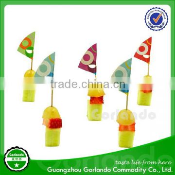 decorative paper customized flag toothpicks make in china