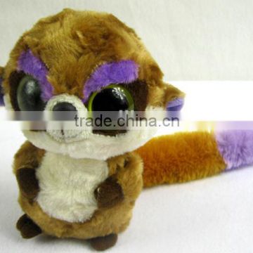 2014 Hot new stuffed big eyed mongoose kids soft toy
