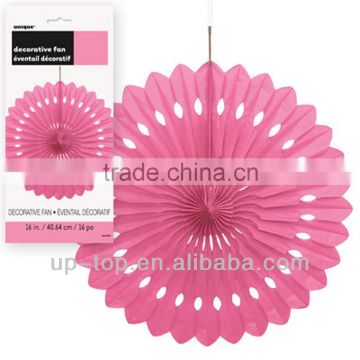 honeycomb paper fan