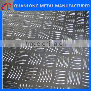 304 stainless steel checkered floor plate for anti-slip usage