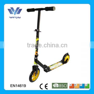2014 new design hot sale big wheels foot pedal adult scooter