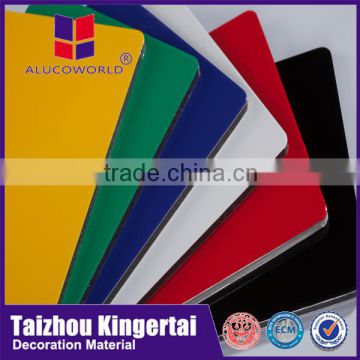Alucoworld Professional Exterior Wall PVDF colorful fire proof acp