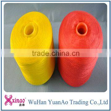 top-dyed variety colors on plastic cone 20s/2/3 spun polyester yarn