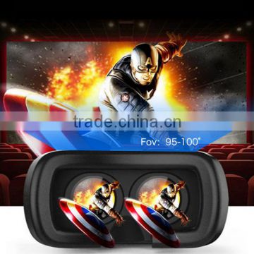 2016 new vr box with cheap price,factory direct vr box, cheap 3d vr box 2.0 glasses virtual reality