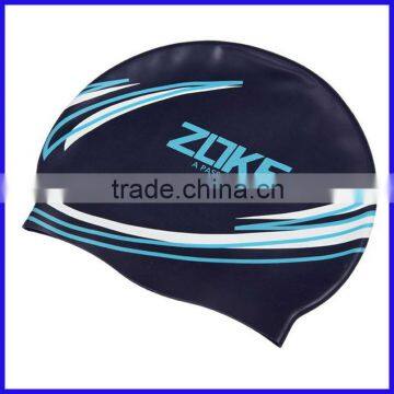 good quality swim diving cap with funny printing logo summer sproti accessories