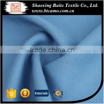 plain wool blue TC dyed fabric