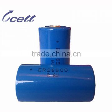 C 3.6V 9000mAh ER26500 Cylinder primary lithium battery