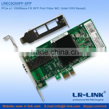 LREC9250PF-SFP Intel I350 Chipset PCIe x1 Gigabit Fiber SFP Network Card