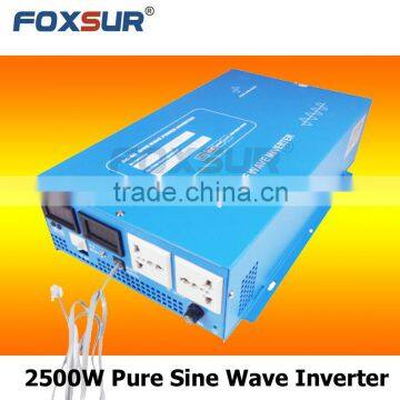 Excellent quality low price 2500W Best quality Big power Pure Sine Wave Inverter 12V DC to 110V AC, DC to AC Solar power invert