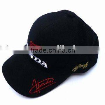 Hot sale black motorcycle caps
