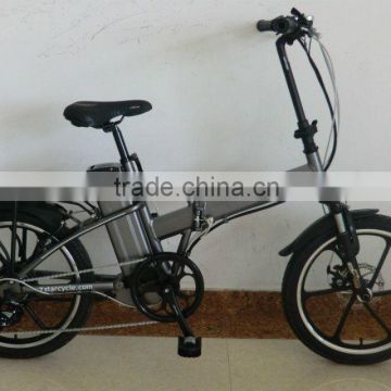 2015 hot selling 36v electric bike green city