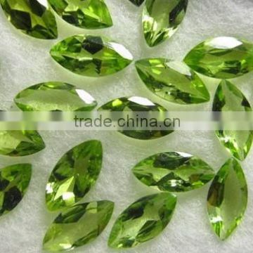 Loose Gemstone Collection Natural Peridot marquise Faceted Cut Gemstone