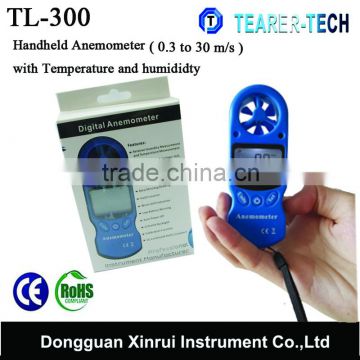 Factory high quality wind speed anemometer with temperature and Humidity TL-300                        
                                                                                Supplier's Choice