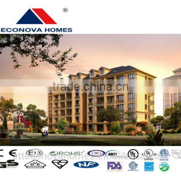 Econova modern and economic light steel prefabricated house with the powerful solar power system