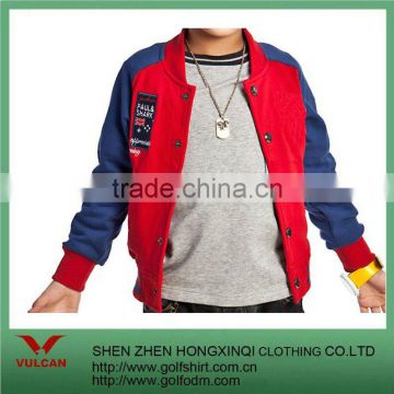 Comfortable Cotton Two colors combination Chidren baseball jacket